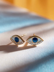 Infinite Watch Lab Diamond Evil Eye Earring | GEMSURE