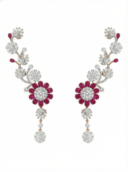 Harmony Shimmer Lab Diamond Earring | GEMSURE