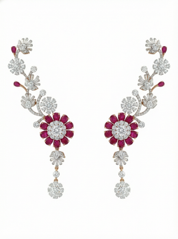 Harmony Shimmer Lab Diamond Earring | GEMSURE