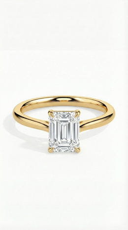 Khushoka Pitara – Emerald Cut Diamond Set | GEMSURE