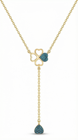 Avyrexia Lab Grown Diamond Necklace in 18kt Gold Vermeil | GEMSURE