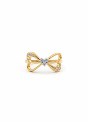 Zoryphix Lab Grown Diamond Ring in 18kt Gold Vermeil | GEMSURE