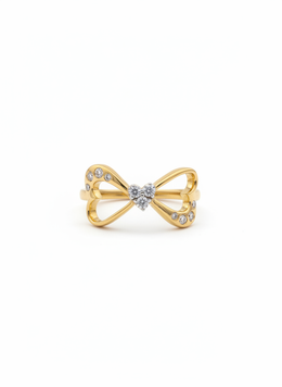 Zoryphix Lab Grown Diamond Ring in 18kt Gold Vermeil | GEMSURE
