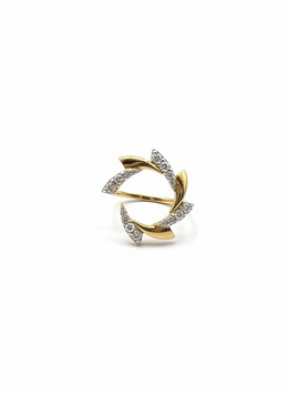 Lythera Lab Grown Diamond Ring in 18kt Gold Vermeil | GEMSURE