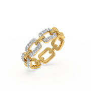 Lyrexora Lab Grown Diamond Ring in 18kt Gold Vermeil | GEMSURE