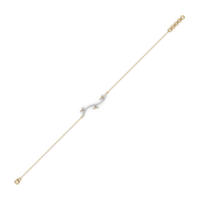 Lyvoria Lab Grown Diamond Bracelet in 18kt Gold Vermeil | GEMSURE