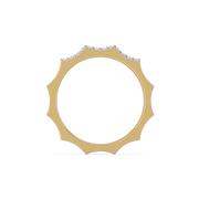 Avytheris Lab Grown Diamond Ring in 18kt Gold Vermeil | GEMSURE