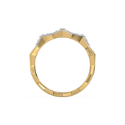 Xyphoris Lab Grown Diamond Ring in 18kt Gold Vermeil | GEMSURE