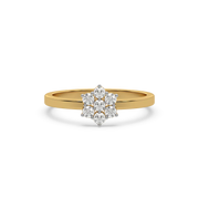 Lyvionis Lab Grown Diamond Ring in 18kt Gold Vermeil | GEMSURE