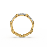 Lyrexora Lab Grown Diamond Ring in 18kt Gold Vermeil | GEMSURE