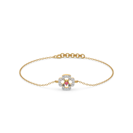 Zyverra Lab Grown Diamond Bracelet in 18kt Gold Vermeil | GEMSURE
