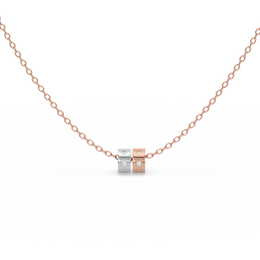 Avyphion Lab Grown Diamond Necklace in 18kt Gold Vermeil | GEMSURE