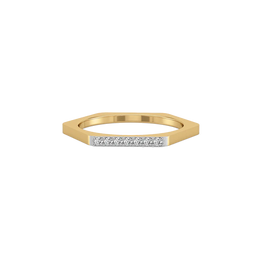 Qyphoris Lab Grown Diamond Ring in 18kt Gold Vermeil | GEMSURE