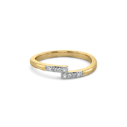 Avyrelis Lab Grown Diamond Ring in 18kt Gold Vermeil | GEMSURE