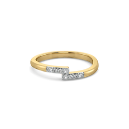 Avyrelis Lab Grown Diamond Ring in 18kt Gold Vermeil | GEMSURE