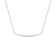 Xytheris Lab Grown Diamond Necklace in 18kt Gold Vermeil | GEMSURE