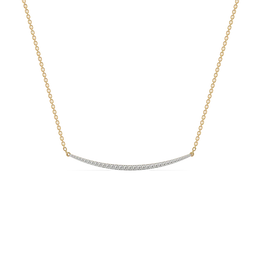 Xytheris Lab Grown Diamond Necklace in 18kt Gold Vermeil | GEMSURE