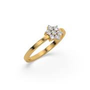 Lyvionis Lab Grown Diamond Ring in 18kt Gold Vermeil | GEMSURE