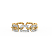 Lyrexora Lab Grown Diamond Ring in 18kt Gold Vermeil | GEMSURE