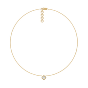 Zynthera Lab Grown Diamond Necklace in 18kt Gold Vermeil | GEMSURE