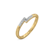Avyrelis Lab Grown Diamond Ring in 18kt Gold Vermeil | GEMSURE