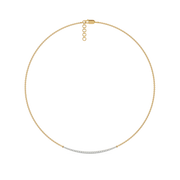 Xytheris Lab Grown Diamond Necklace in 18kt Gold Vermeil | GEMSURE