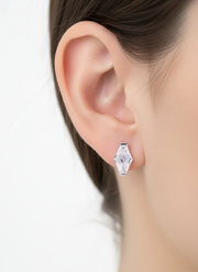 Zelith Arc Lab Diamond Earring | GEMSURE