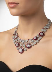 Harmony Bloom Lab Diamond Necklace | GEMSURE