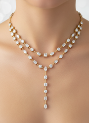Tyra Bloom Lab Diamond Necklace | GEMSURE