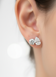 Crystal Allure Lab Diamond Earring | GEMSURE
