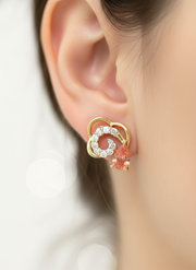 Scarlet Oath Lab Diamond Earring | GEMSURE