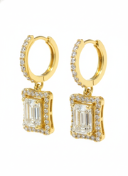 Infinite Bloom Lab Diamond Earring | GEMSURE