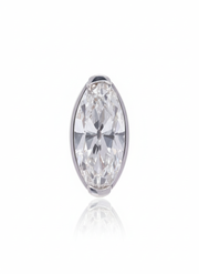 Eloria Crest Lab Diamond Earring | GEMSURE