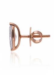 Eloria Crest Lab Diamond Earring | GEMSURE