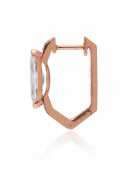 Aevora Link Lab Diamond Earring | GEMSURE