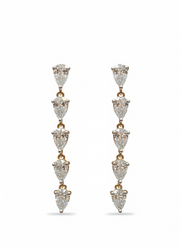 Radiant Flare Lab Diamond Earring | GEMSURE