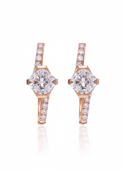 Novae Line Lab Diamond Earring | GEMSURE
