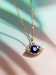 Eternal Watch Lab Diamond Evil Eye Pendant | GEMSURE