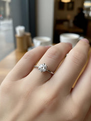 Lunar Oath 75 Pointer Lab Diamond Ring | GEMSURE