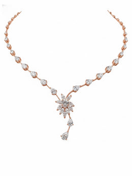 Pure Bliss Lab Diamond Necklace | GEMSURE