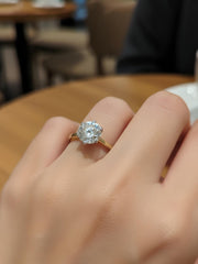 Sacred Bloom 2ct Lab Diamond Ring | GEMSURE