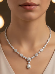 Infinity Radiance Lab Diamond Necklace | GEMSURE