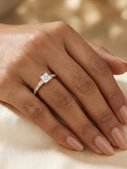 Sacred Thread 30 Pointer Lab Diamond Ring | GEMSURE