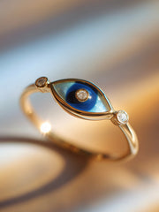 Divine Vision Lab Diamond Evil Eye Ring | GEMSURE